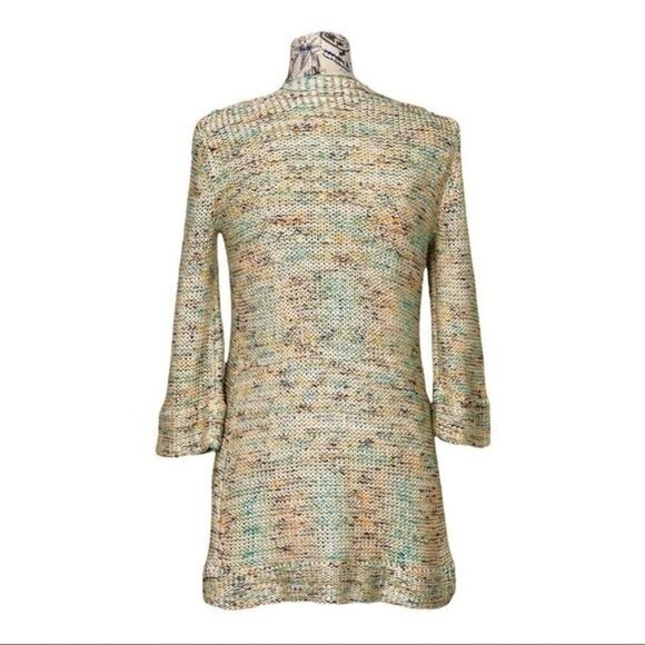 𝅺BCBG Multicolor Cardigan with Copper beading size Small - Picture 5 of 16